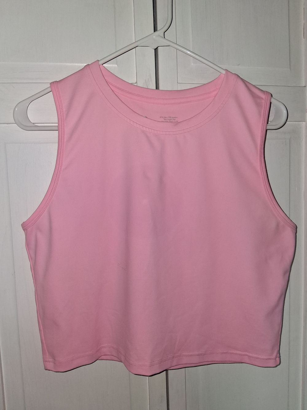ZYIA Youth Light Pink Cropped Tank